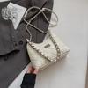 Bolso Cruzado de Hombro Único de Moda Versátil para Mujer 2025 con Diseño de Cadena de Diamantes, Bolso de Axila de Gama Alta