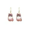 Aretes Divertidos Transfronterizos de Gatito Lindo de Dibujos Animados Aretes Creativos Atmosféricos Aretes de Animales Japoneses y Coreanos Venta al por Mayor Europea y Americana