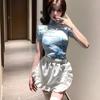 Zhonghua Niang Cheongsam Ropa interior sexy Delantal Puro Deseo Maid Dos piezas Maid Falda retro japonesa Falda corta de verano