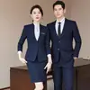 Ropa de trabajo de otoño para tostador de café para mujer, trajes uniformes para personal de tienda de té con leche y restaurante, camisas de trabajo con estampado de logotipo