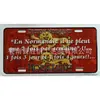 Placa de matrícula estándar americana más vendida refrigerador hierro placa metálica antigua colección fabricante suministro placa de aluminio