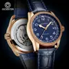 Ochstin Nuevo Reloj Mecánico Totalmente Automático para Hombre Clásico Réplica Calendario Luminoso Reloj Mecánico