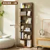 Estante de Armazenamento para Estudo em Casa Prateleira Multifuncional de Chão com Apoio na Parede Estante Integrada para Livros Prateleira Simples para Armazenamento na Sala de Estar