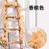 Tiras de Ratán de Cerezo para Boda Simulada Decoración de Interiores Flores Falsas de Flor de Durazno Falsas Boda Hotel Centro Comercial Decoración Envolvente