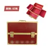 Bolso Bandolera Personalizado al por Mayor Caja de Regalo de Gran Capacidad Compartimento de Tela de PVC Caja Inferior Móvil Caja de Almacenamiento