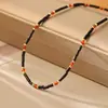 Collar de Ágata Negra y Roja de Alta Venta Cadena para Clavícula de Moda Fresca y de Alto Nivel Unisex Collar de Moda