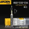 Máquina de Gravação Yaden Taiwan Fresas para Marcenaria Métrica Faca Reta Máquina de Acabamento de Bordas Faca de Gong Slot Slot Faca de Corte para Fresagem de Madeira Elétrica