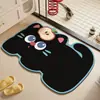 Alfombrilla Antideslizante Absorbente para Puerta de Baño, Alfombrilla de Piso de Barro Diatómico de Secado Rápido, Alfombra Pequeña para Baño, Baño, Inodoro