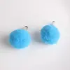 Versión coreana de clip para oreja sin dolor para niños clip para oreja para niñas aretes caja de regalo 12 pares de clip para oreja con bola de pelo al por mayor