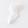 Calcetines de niña de 25 años, calcetines finos de encaje para primavera y verano, calcetines de encaje para bebé, calcetines de princesa, calcetines de malla sin hueso para niños.