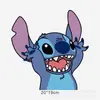 Calcomanía Impermeable para Coche Motocicleta Eléctrica Dibujos Animados Lilo y Stitch Cubre Arañazos Calcomanía Anime para Coche