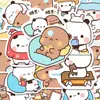 63 Piezas de Decoración de Oso Lindo de Dibujos Animados Pegatinas Impermeables Sin Repetir Teléfono Móvil Cuaderno Creativo DIY