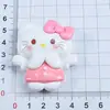 Gato lindo de dibujos animados, disco lindo, accesorios DIY para charms de zapatos Crocs, fundas de teléfono, accesorios para el cabello y decoraciones de resina
