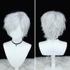 Peruca Cosplay Universal Estilo Curto Cacheado ao Contrário Rosto Fofo Seda de Milho Permanente Cabelo Cacheado Cabelo Curto Fábrica Atacado