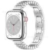 Pulseira de titânio Sanfengyuan para pulseira de aço inoxidável de metal do Apple Watch Amazon venda quente pulseira iwatch fêmea