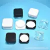 Botella de Vidrio Personalizada Blanca y Negra de Porcelana para Crema de Ojos, Botella Cosmética Pequeña, Botella Portátil para Crema Facial, Botella para Crema