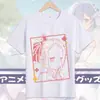 Camiseta Blanca Rem Ropa Hombre Estilo Japonés Holgada Estudiante Verano Estampado Anime Manga Larga y Corta