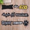 Marca de Moda Trendy Parche Decorativo para Hombre Calcomanía de Tela Parche Estampado de Flores Bordadas Suministro AliExpress Insignia Negra 2