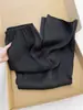 ¡Altamente Recomendado! Elegantes Pantalones Frescos de Seda Amoniacal Cobre Negro para Mujer, Pantalones Versátiles de Pierna Ancha con Caída para el Verano 2026