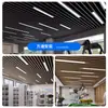 Tira de Luces LED Súper Brillantes para Oficina y Salón de Clases, Lámpara Colgante de Iluminación Especializada, Canal de Aluminio, Luz de Techo Comercial Sin Sombras para Supermercados