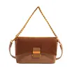Bolso Vintage para Mujer 2026 Otoño Nuevo Bolso de Hombro Patchwork de Gamuza Moda para Viajar a la Oficina Bolso Pequeño Cuadrado de Hombro Cruzado