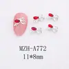 Nuevos Accesorios de Arte de Uñas de Lujo con Moño Hueco, Decoraciones para Uñas de Aleación, Accesorios de Pedrería para Uñas Portátiles, Venta al por Mayor