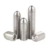 Tornillos de cabeza de bola de acero inoxidable 304, bolas de posicionamiento, tornillos prisioneros de hexágono interior, tornillos de cabeza de bola de resorte M3M16