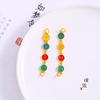 Exquisitos accesorios de oro arena vietnamita de alta calidad Ping An Joy Lucky Nafu diy cadena colgante joyería material tejido