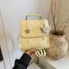 Bolsas de Mujer Transfronterizas 2026 Nuevo Estilo Coreano Mochila Estampada de Lunares Estilo Universitario Linda Mini Mochila para Niñas con Estrellas