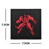 Taifeng Marvel Vengadores Superhéroe Anime Dibujos Animados Bordado Velcro Brazalete Moral Bordado Bordado Bordado Bordado Bordado