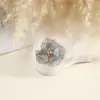 Mori pequeño fresco multicapa florcita joyería semiacabado tejido a mano flor tocado DIY pendientes accesorios al por mayor