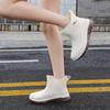 Botas de Chuva Impermeáveis para Meninas, Botas de Água Femininas da Moda de Cano Médio, Roupa Exterior Leve, Solas Grossas Antiderrapantes, Botas de Chuva Versáteis e Resistentes ao Desgaste para Todas as Estações