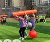 Accesorios Inflables de Aire Moldeado Túnel Arcoíris Puente Arcoíris Triángulo Estructura de Escalada Pirámide Cuerpo Juego Inteligente Padre-Hijo Entrenamiento