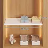 Estante Divisor de Armario, Estante Organizador de Almacenamiento para Armario Doméstico sin Taladro, Organizador Divisor Extensible