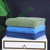 Toalla de Algodón Puro Absorbente Toalla de Baño Azul Oscuro Verde Militar Cama Individual Adulto Dormitorio Toalla Manta Estudiantes Migrantes