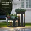Luz para Vaso de Flor Solar, Luz Impermeável para Jardim e Gramado ao Ar Livre, Luminária de Chão, Luminária Decorativa para Suporte de Flores em Jardim de Terraço, Luz para Paisagismo