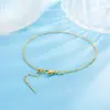 Pulsera apilable de cadena cruzada y cadena sólida para primavera y verano, Joyería moderna y simple de moda, Accesorio diario versátil de nicho para mujer
