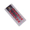 Venta al por mayor de fábrica uñas magnéticas planas redondas de color plástico cuentas magnéticas 1 cm Hoja magnética escolar materiales didácticos partículas magnéticas de 10 mm