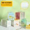 Caja para Pastel en Cubos Mousse Triángulo Rebanadas de Mille-feuille de Alta Calidad Portátil Transparente Caja de Empaque para Repostería y Postres Paquete de 50