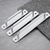 Manija de puerta de aleación de aluminio manija superficie no perforada manija de puerta de madera puerta móvil puertas interiores y ventanas puerta de balcón manija pequeña