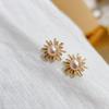 Nova Prata Esterlina S925 Pérola Natural de Água Doce Genuína Joias Brincos Banhados a Ouro 18K Joias de Pérola Zhuji Uma Peça Dropshipping