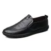 Mocassins de Dirigir Sapatos de Couro Masculinos Sapatos de Couro Formais de Negócios Tamanho Grande Sapatos Casuais Estilo Britânico Solado Macio Sapatos de Couro Macio