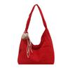 Bolsa de Estilo Coreano de Alta Aparência, Simples e Casual de Axila Novo Estilo Ombro Único Versátil Dumpling para Trabalho Estudante Universitário Bolsa de Tecido Durável