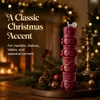 Vela Perfumada de Soldado de Nogal Navideño Creativo Transfronterizo en Capas, Vela Decorativa Atmosférica, Regalo de Decoración Festiva
