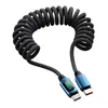 Cable de Datos Rápido Transfronterizo de 120W Tipo Doble C Pd Adecuado para Apple Huawei Xiaomi Portátil Cable de Carga para Coche