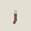 Calcetines Pequeños para Piernas Delgados Ligeramente Compresivos Calcetines Apilados Calcetines de Niño para Otoño e Invierno Hasta la Rodilla Tubo Largo Calcetines de Algodón a Juego de Colores Espesos Tubo Alto Calcetines para Muslo