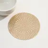 Posavasos de PVC Calado Estampado en Caliente Nórdico Transfronterizo, Base Antideslizante con Aislamiento Térmico, Base Decorativa para Restaurante Occidental, Mantel Impermeable Versátil