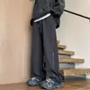 Pantalones cargo funcionales de gran tamaño estilo americano, pantalones largos casuales de pierna recta de moda para hombre, pantalones impermeables para exteriores para senderismo y montañismo