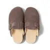 Kedi Yuan 2026 Modelo Nuevo Cachemir Mujer Punta Cerrada Exterior Grueso Cálido Interior Antideslizante Felpa Pantuflas para el Hogar