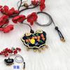 Bordado diy hecho a mano creativo jazmín bolsita colgante lu bordado bolsita antigua regalo para novia bolsita de mariposa